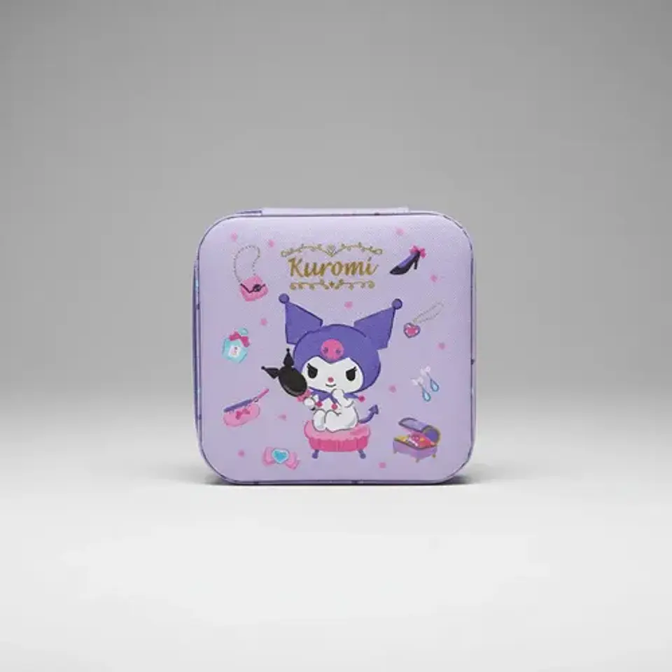 Joyero Portátil Kuromi Sanrio Kawaii Compacto Para Viaje 7