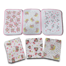 Pack 3 tutitos minnie 28x34 cm