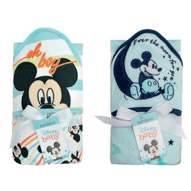 Toalla con capucha mickey bambino 