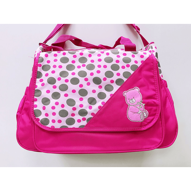 Bolso OSO fuxia con puntos 