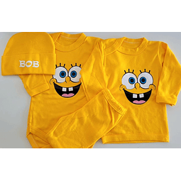 Ajuar bob esponja 0a3 meses 