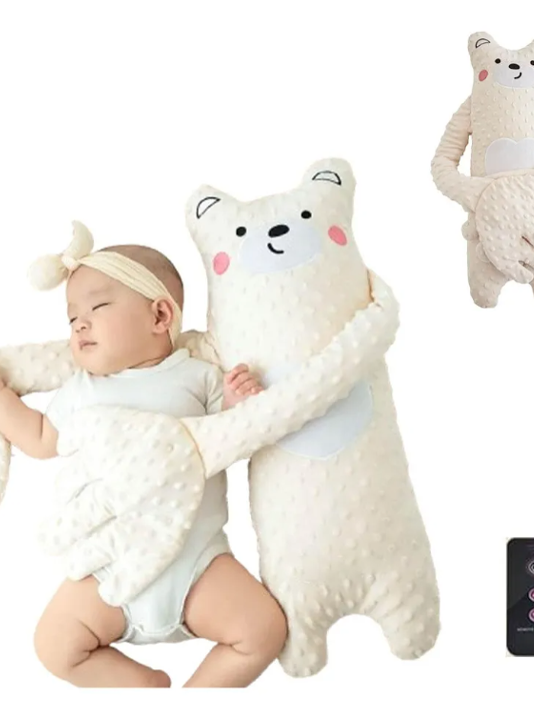 MUÑECO RELAJANTE PARA BEBÉ RECARGABLE 1