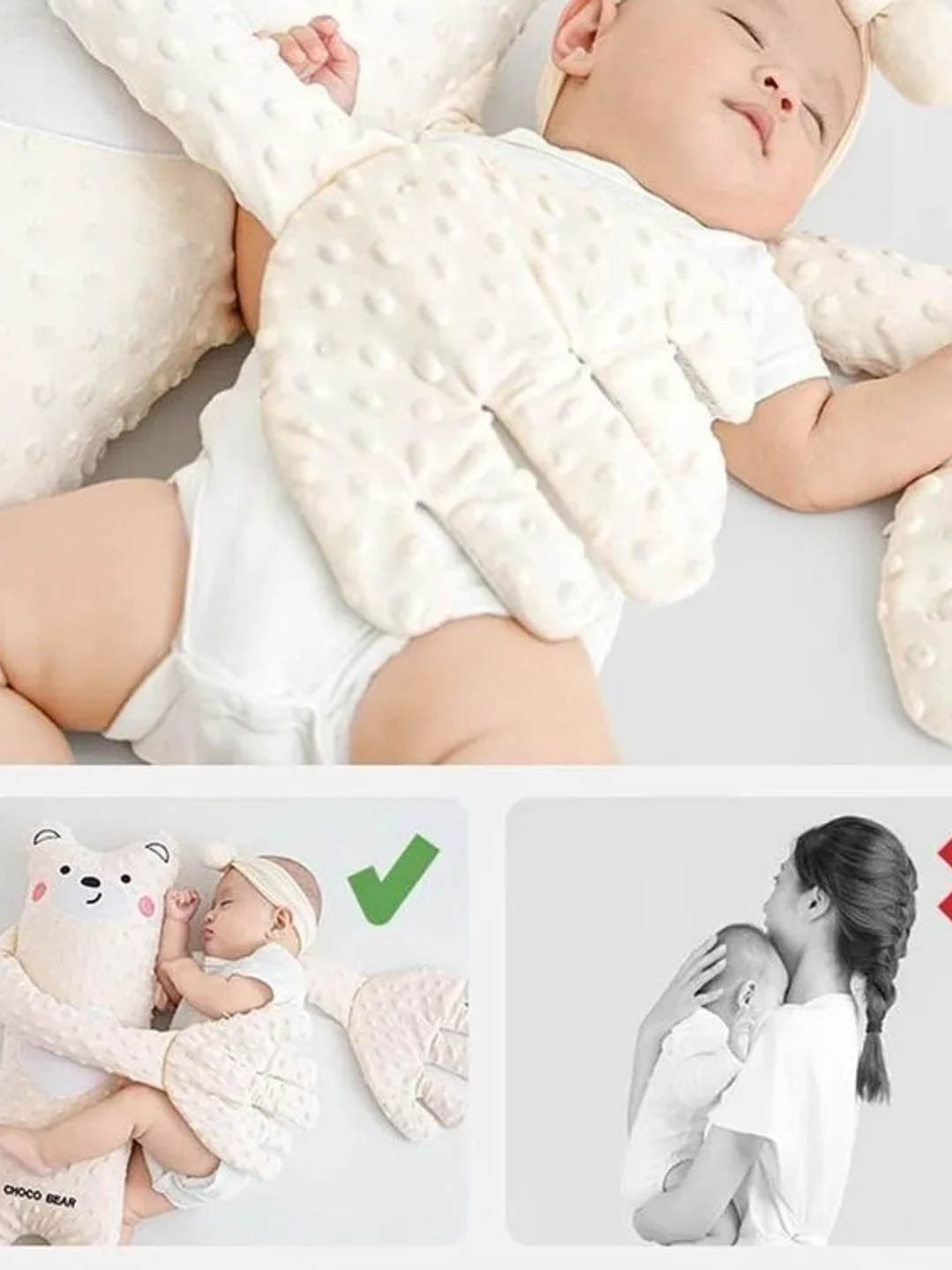 MUÑECO RELAJANTE PARA BEBÉ RECARGABLE 2