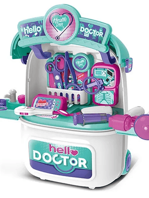 SET DE MALETA DOCTOR JUGUETE 2 EN 1
