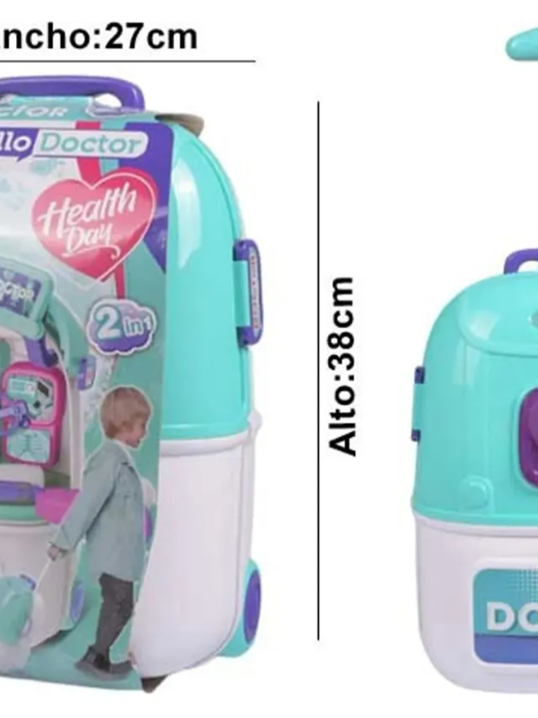 SET DE MALETA DOCTOR JUGUETE 2 EN 1 6