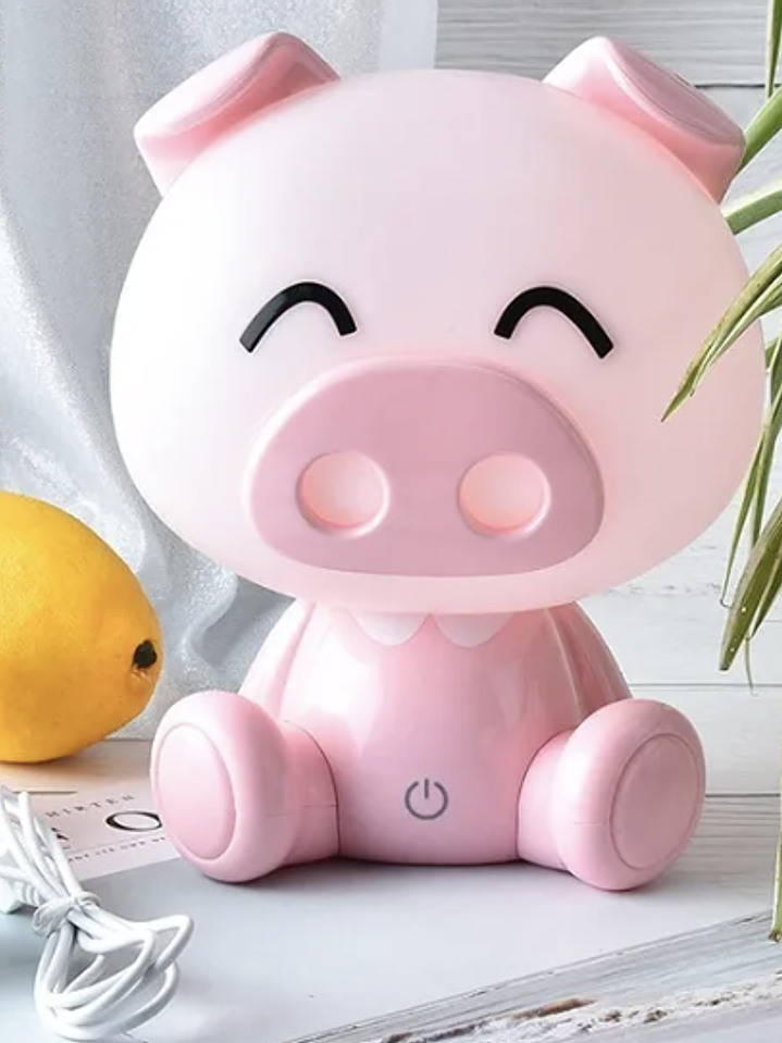 LAMPARA DE NIÑOS CERDITO LED 1