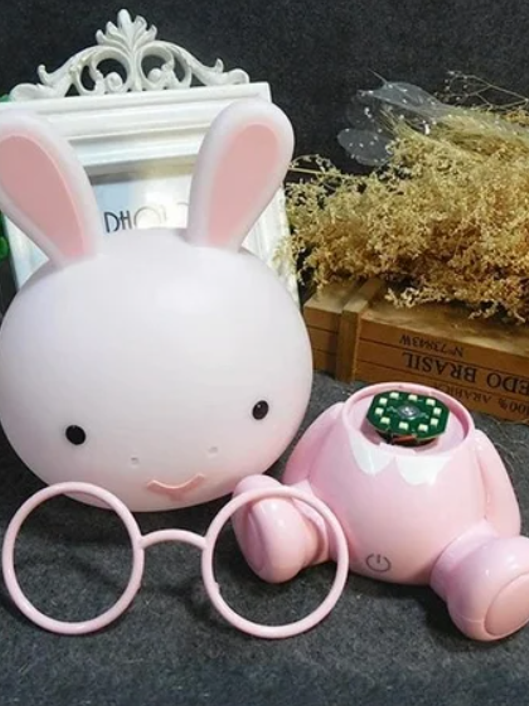 LAMPARA LUZ NOCHE LED CONEJO 4