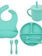 VAJILLA SILICONADA 8 PIEZAS PARA BEBÉS - Miniatura 4