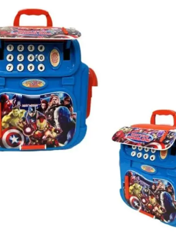 MINI CAJA FUERTE MOCHILA AVENGERS 1