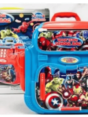 MINI CAJA FUERTE MOCHILA AVENGERS