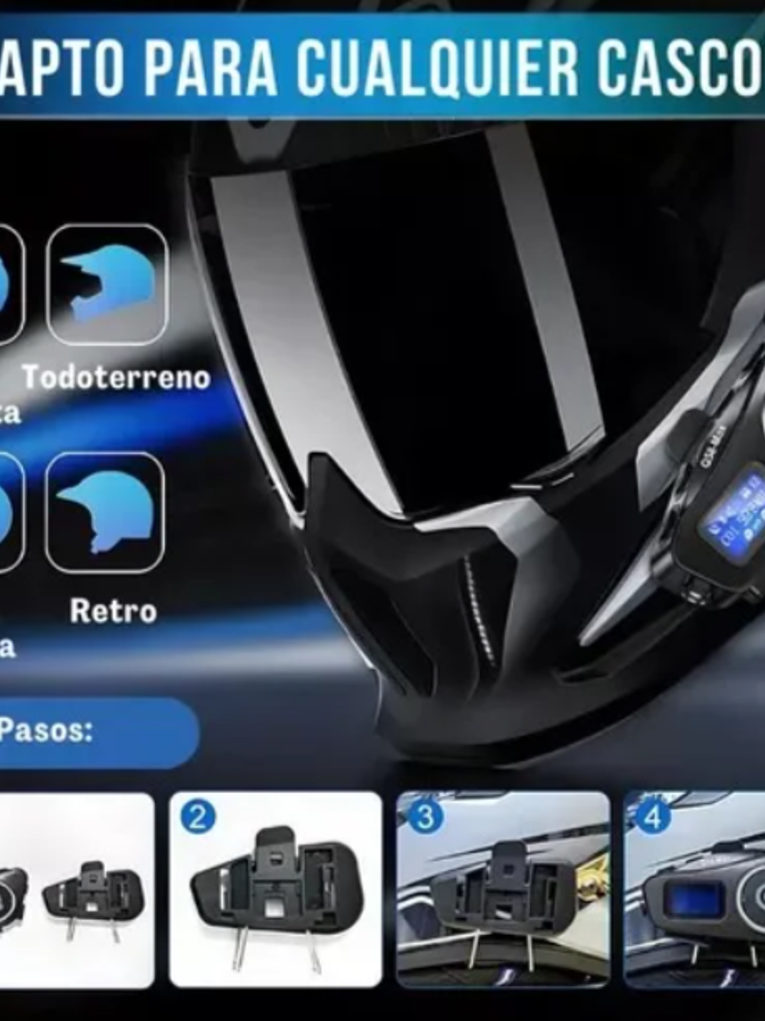 INTERCOMUNICADOR Q58 2 MICRO PARA CASCO 2