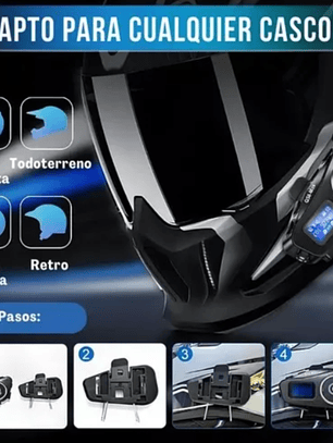 INTERCOMUNICADOR Q58 2 MICRO PARA CASCO
