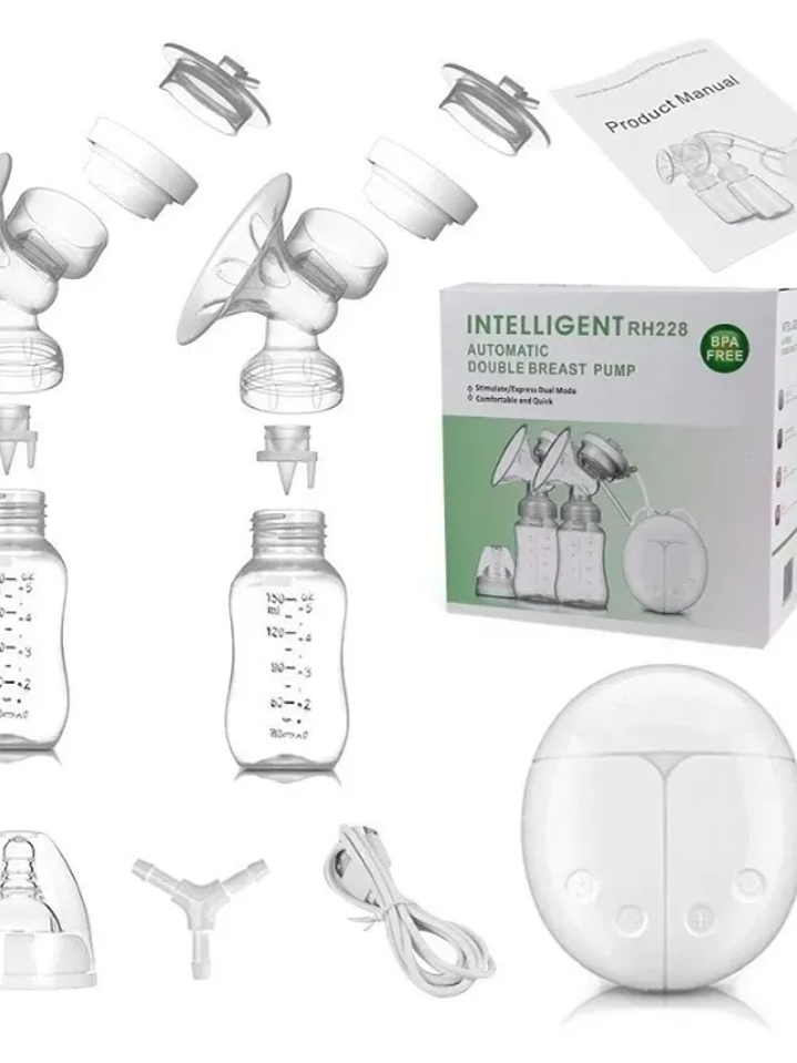 EXTRACTOR DE LECHE MATERNA ELÉCTRICO DOBLE 4