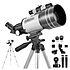 TELESCOPIO 70 MM TRIPODE CON SOPORTE