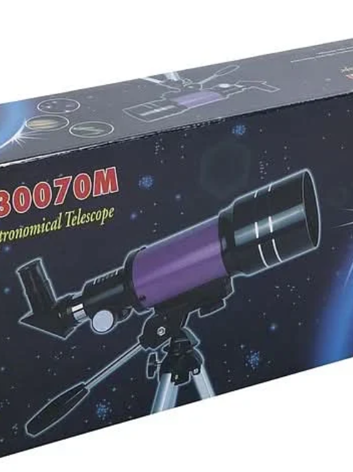 TELESCOPIO 70 MM TRIPODE CON SOPORTE 2