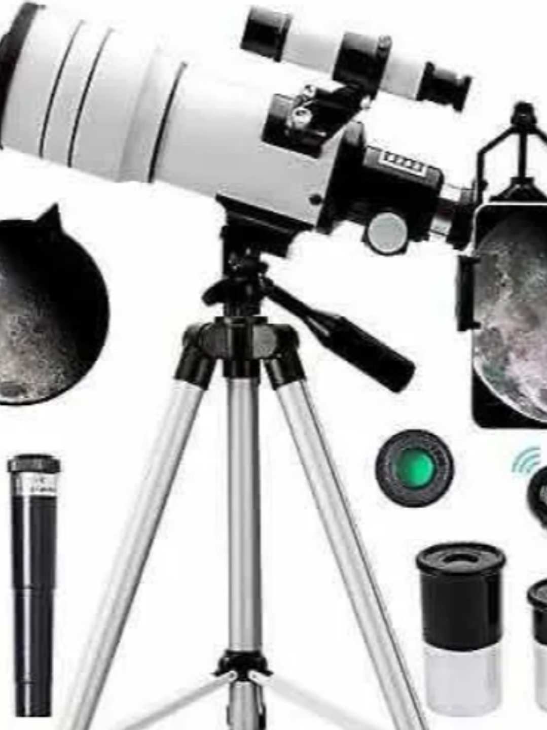 TELESCOPIO 70 MM TRIPODE CON SOPORTE 4