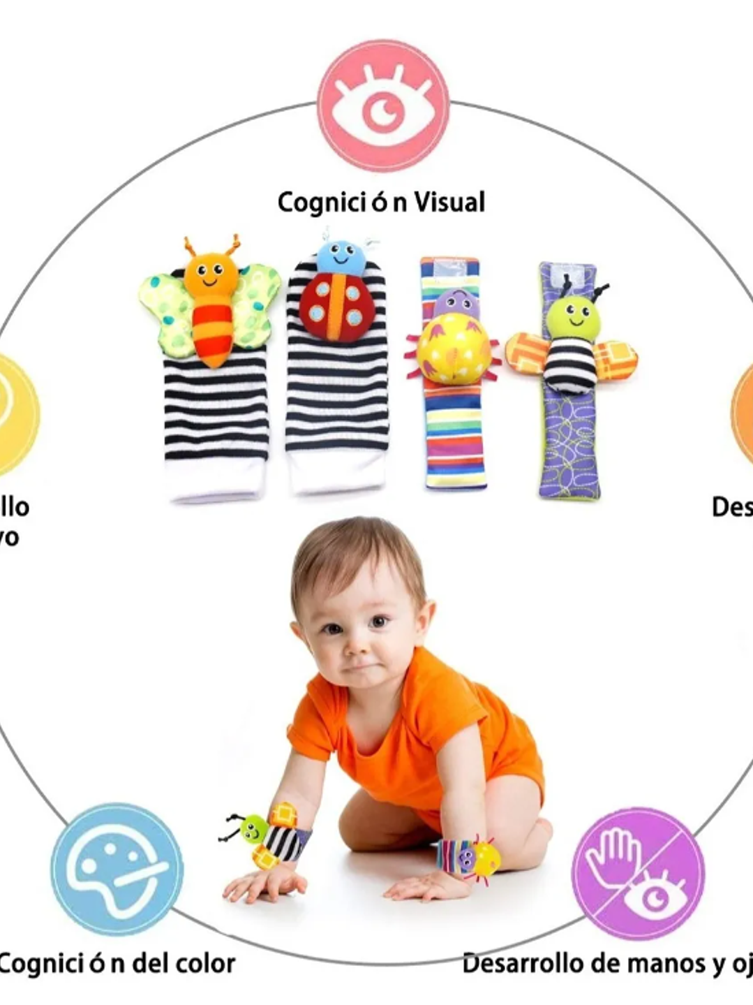 KIT DIDACTICO BEBÉ MANOS Y PIES JUGUETE 2