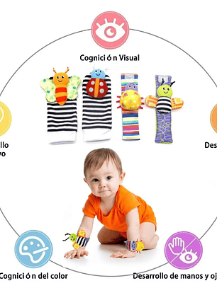 KIT DIDACTICO BEBÉ MANOS Y PIES JUGUETE