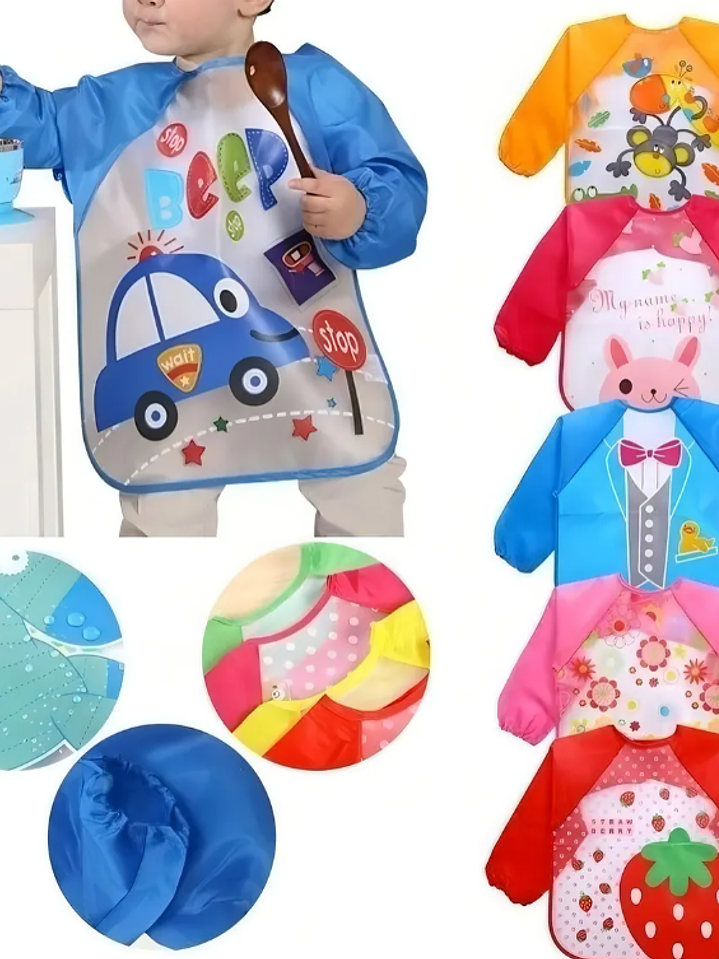 DELANTAL IMPERMEABLE DE MANGA LARGA NIÑO 1