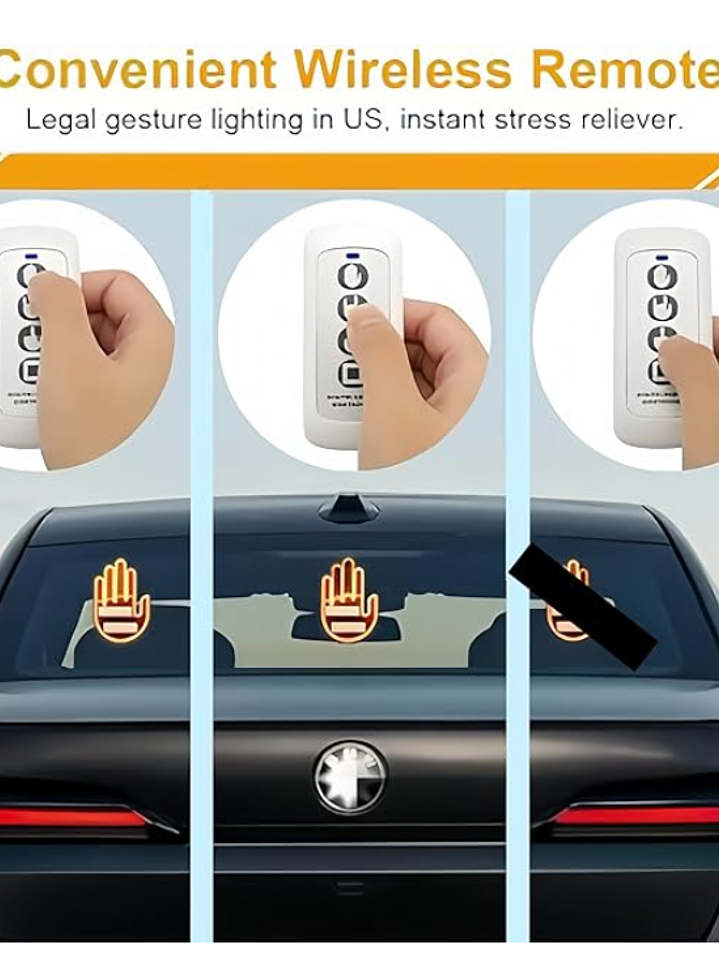 SEÑAL LUZ LED PARA CARRO DE MANO 2