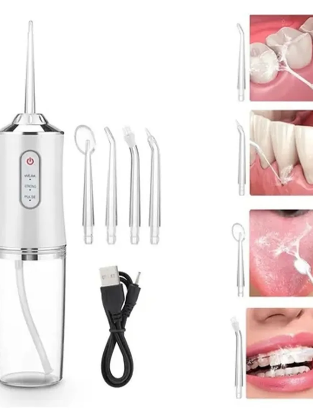 IRRIGADOR DENTAL BUCAL RECARGABLE 3