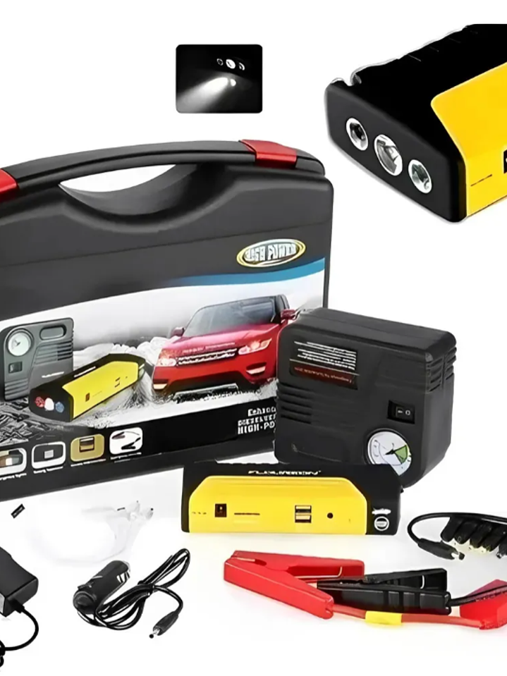 CARGADOR DE BATERÍA CON COMPRESOR 1