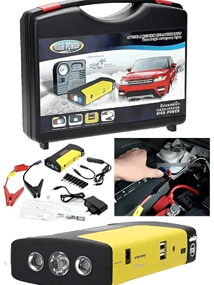 CARGADOR DE BATERÍA CON COMPRESOR