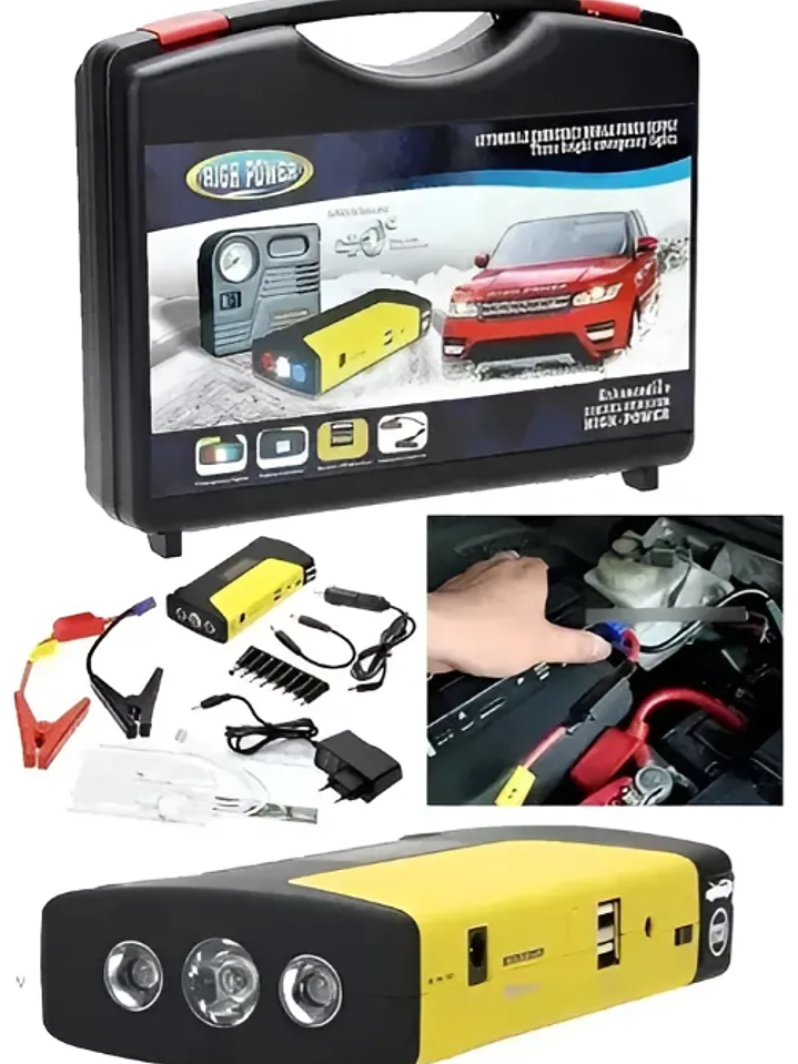 CARGADOR DE BATERÍA CON COMPRESOR 2