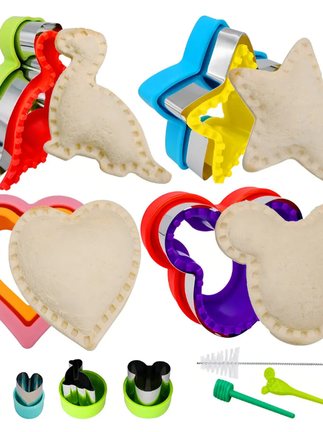 MOLDES SANDWICH CORTADORES PARA NIÑOS 1