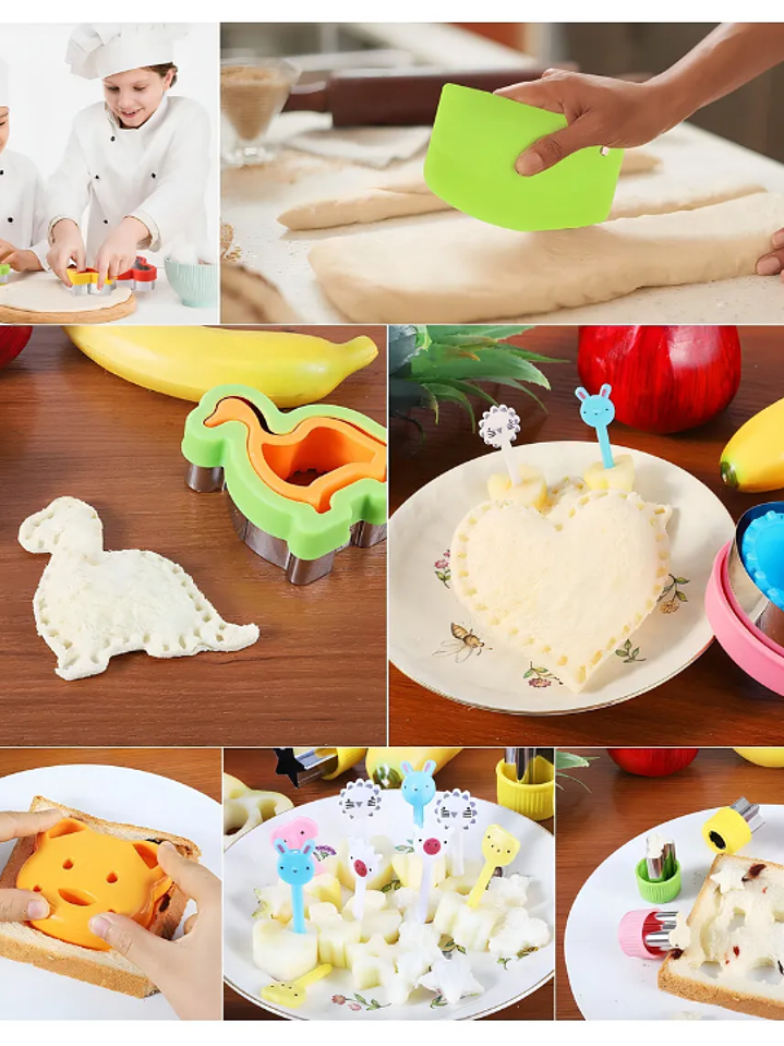 MOLDES SANDWICH CORTADORES PARA NIÑOS 5