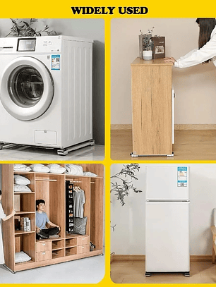 BASE SOPORTE PARA LAVADORA CON RUEDAS