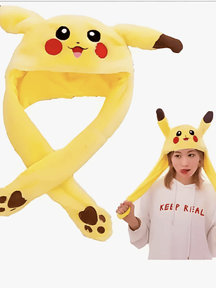 GORRO OREJAS MÓVLES SOMBRERO LUZ LED