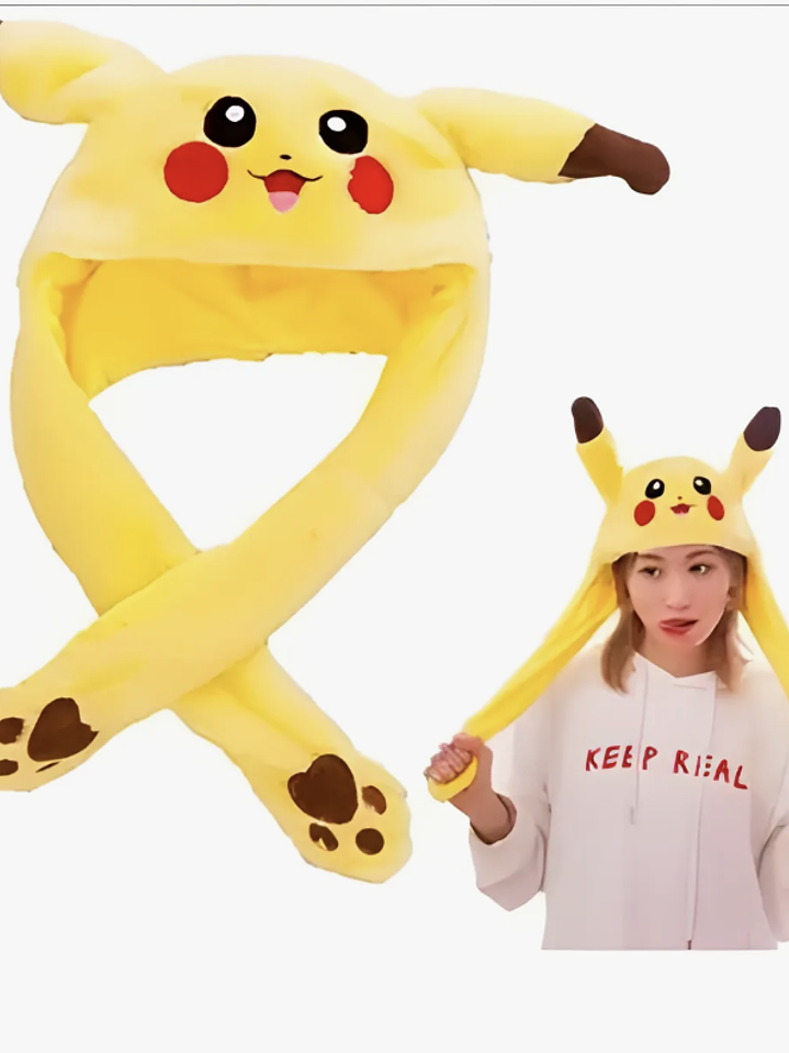 GORRO OREJAS MÓVLES SOMBRERO LUZ LED 2