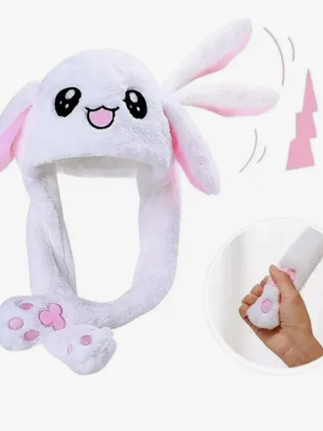 GORRO OREJAS MÓVLES SOMBRERO LUZ LED 3