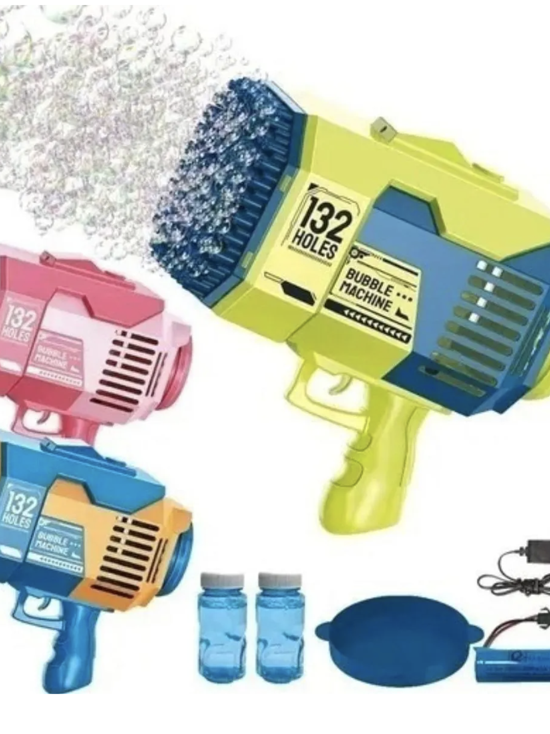 PISTOLA DE BURBUJAS ELÉCTRICA 132 AGUJER 1