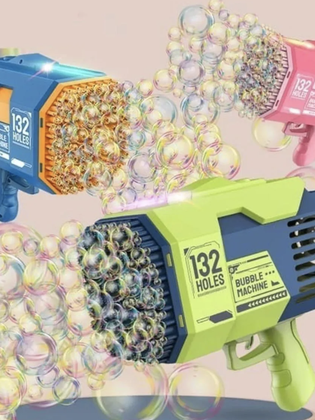 PISTOLA DE BURBUJAS ELÉCTRICA 132 AGUJER 2