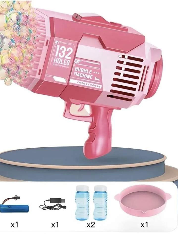 PISTOLA DE BURBUJAS ELÉCTRICA 132 AGUJER 3