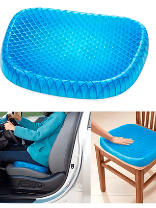 COJÍN EN GEL ANTIDESLIZANTE PARA SILLAS