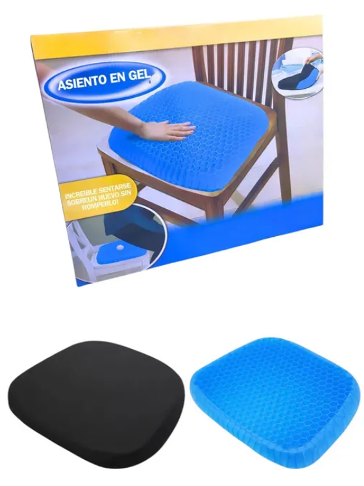 COJÍN EN GEL ANTIDESLIZANTE PARA SILLAS 2