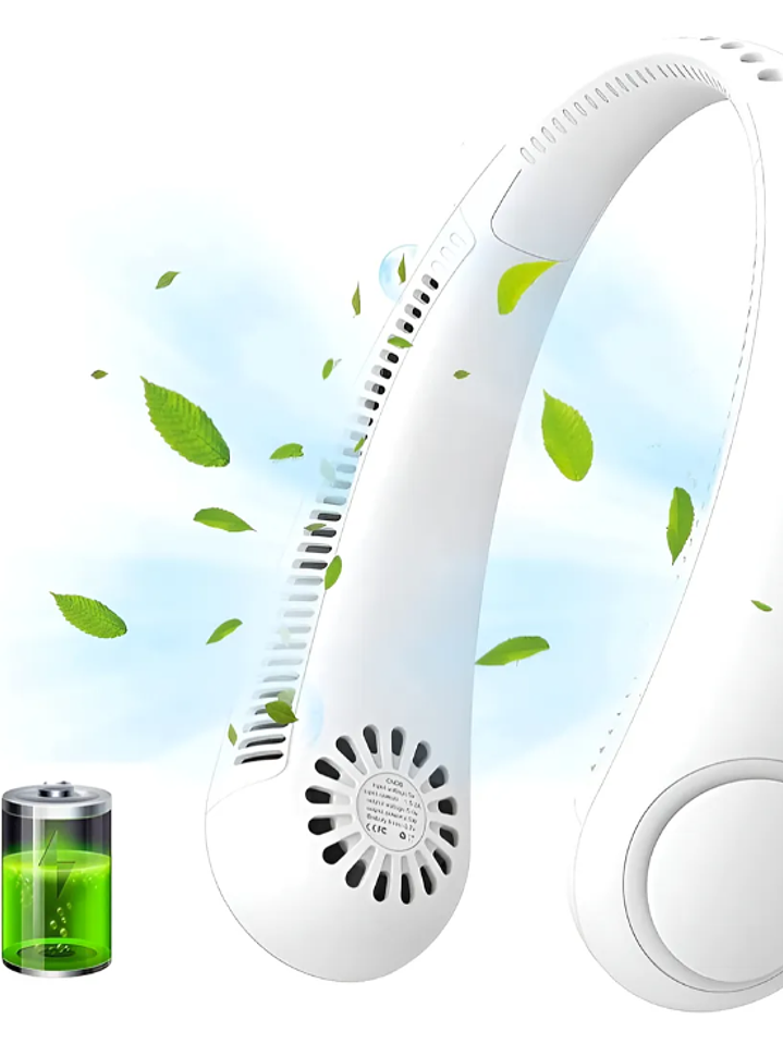 VENTILADOR PERSONAL PARA CUELLO PORTÁTIL RECARGABLE 1
