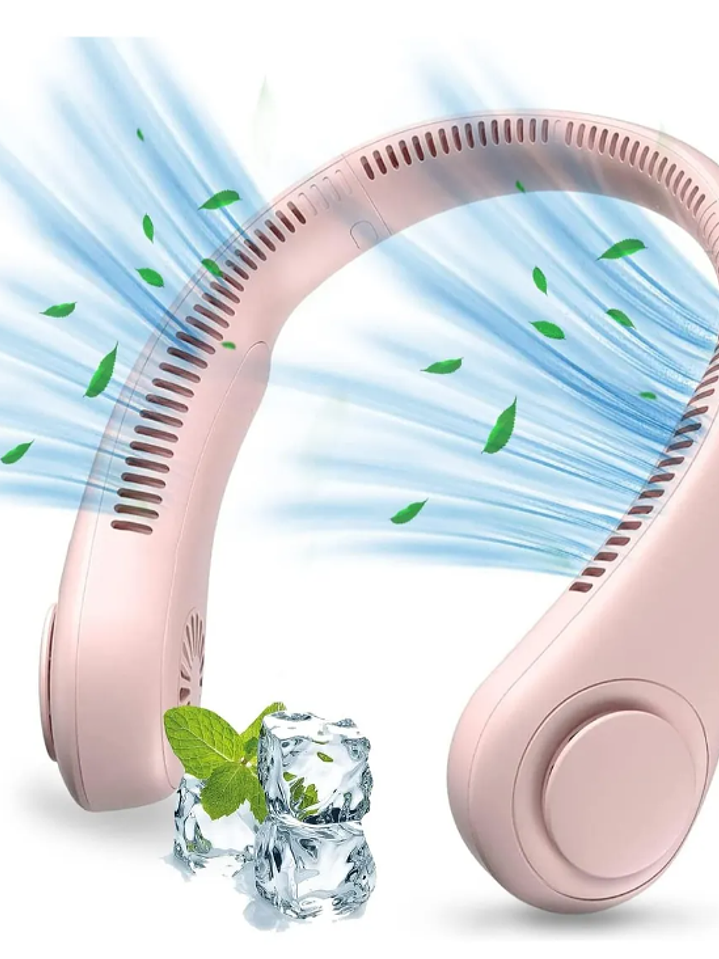 VENTILADOR PERSONAL PARA CUELLO PORTÁTIL RECARGABLE 2