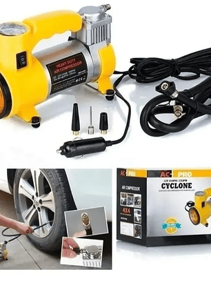 COMPRESOR DE AIRE 12V AMARILLO