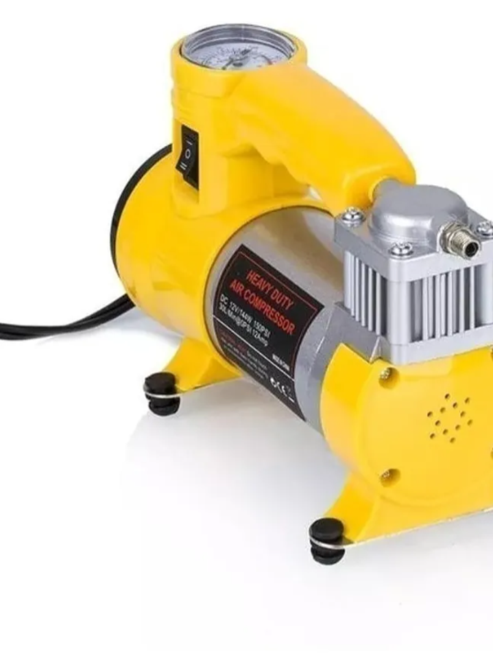 COMPRESOR DE AIRE 12V AMARILLO 3