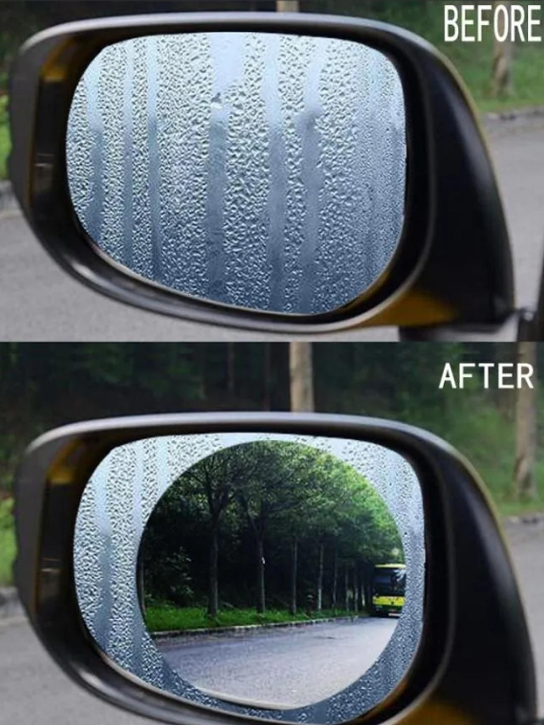 ANTIEMPAÑANTE ESPEJO RETROVISOR DE CARRO 2