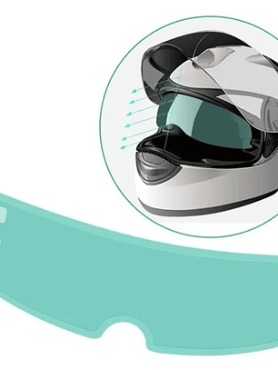 VISOR ANTI EMPAÑANTE PARA CASCO DE MOTO
