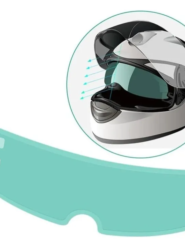 VISOR ANTI EMPAÑANTE PARA CASCO DE MOTO 1