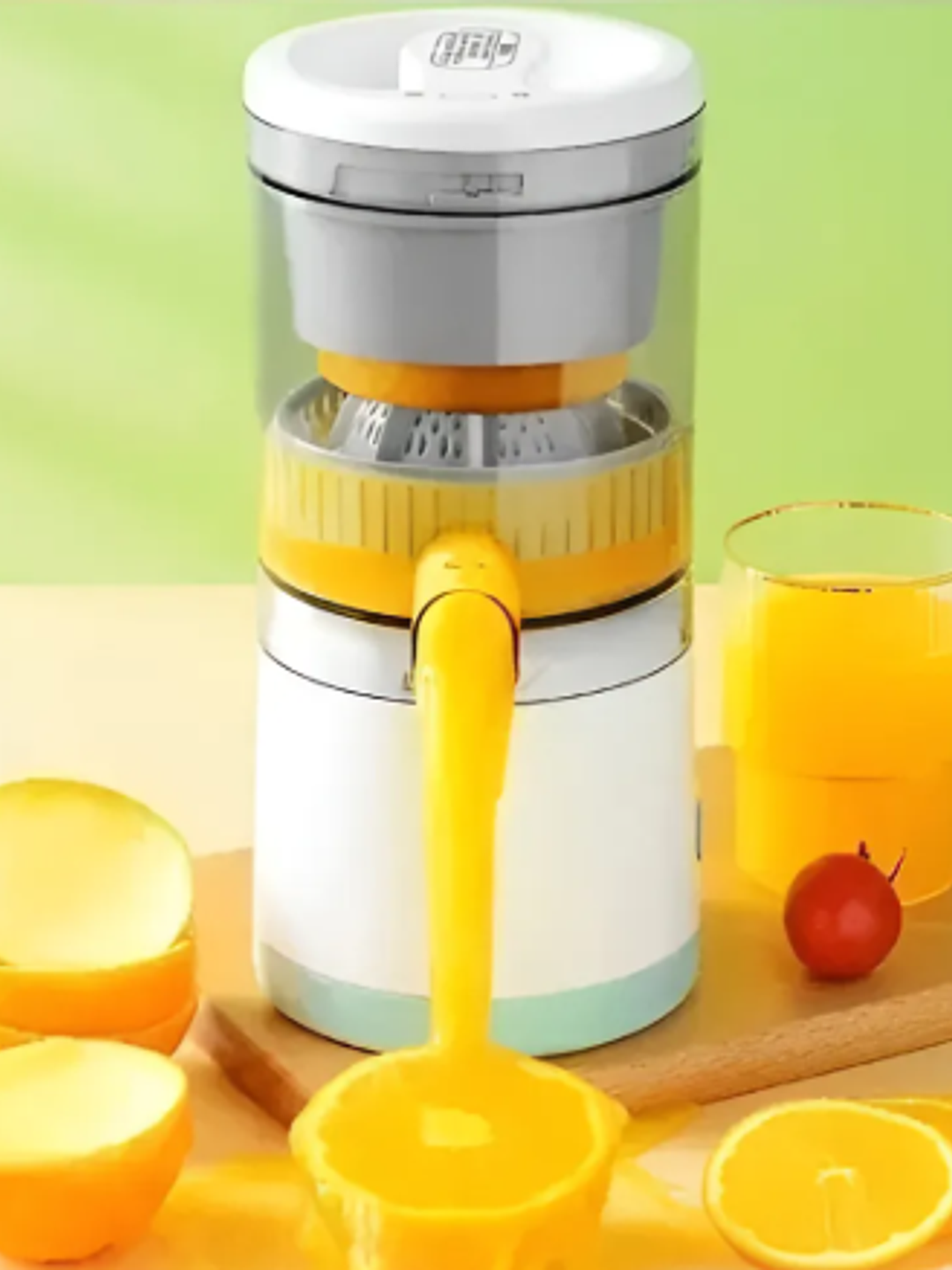  EXPRIMIDOR ELÉCTRICO RECARGABLE USB PORTÁTIL 1