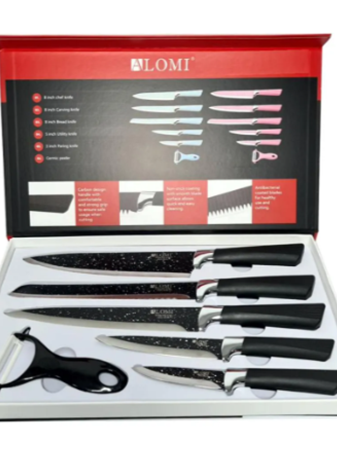 SET DE CUCHILLOS DE COCINA 6 PIEZAS 2