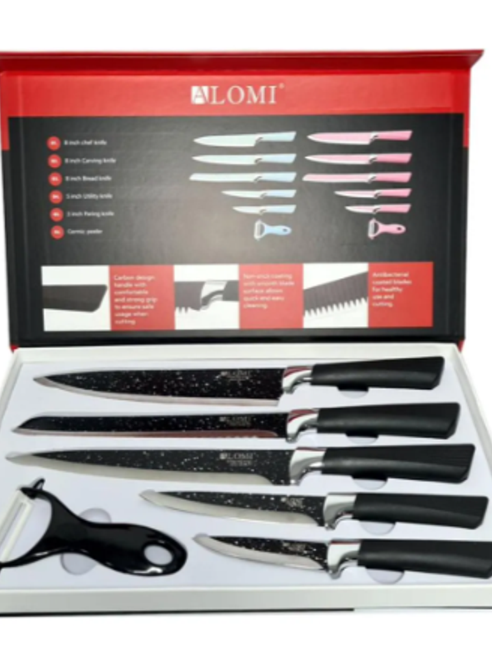 SET DE CUCHILLOS DE COCINA 6 PIEZAS 2