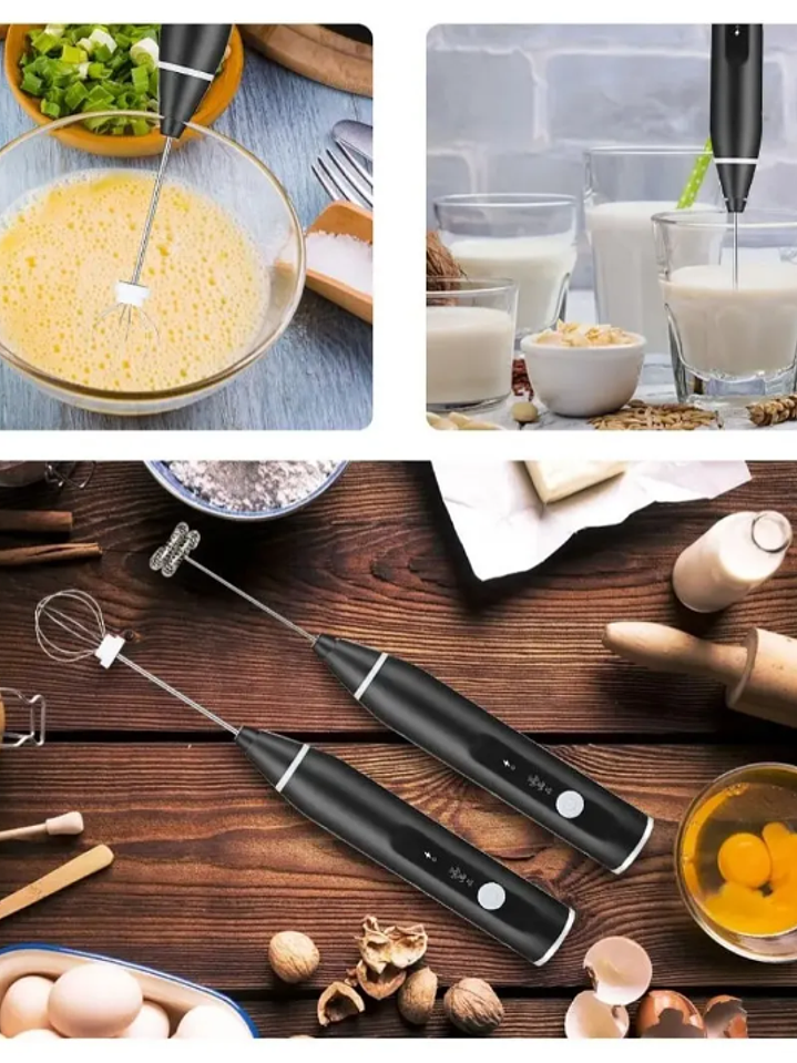 MINI BATIDOR DE LECHE ELÉCTRICO RECARGABLE 3